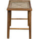 Murphy 18 inch Clear Coat Flat Stool