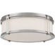 Merick LED 14.75 inch Brushed Nickel Flush Mount Ceiling Light