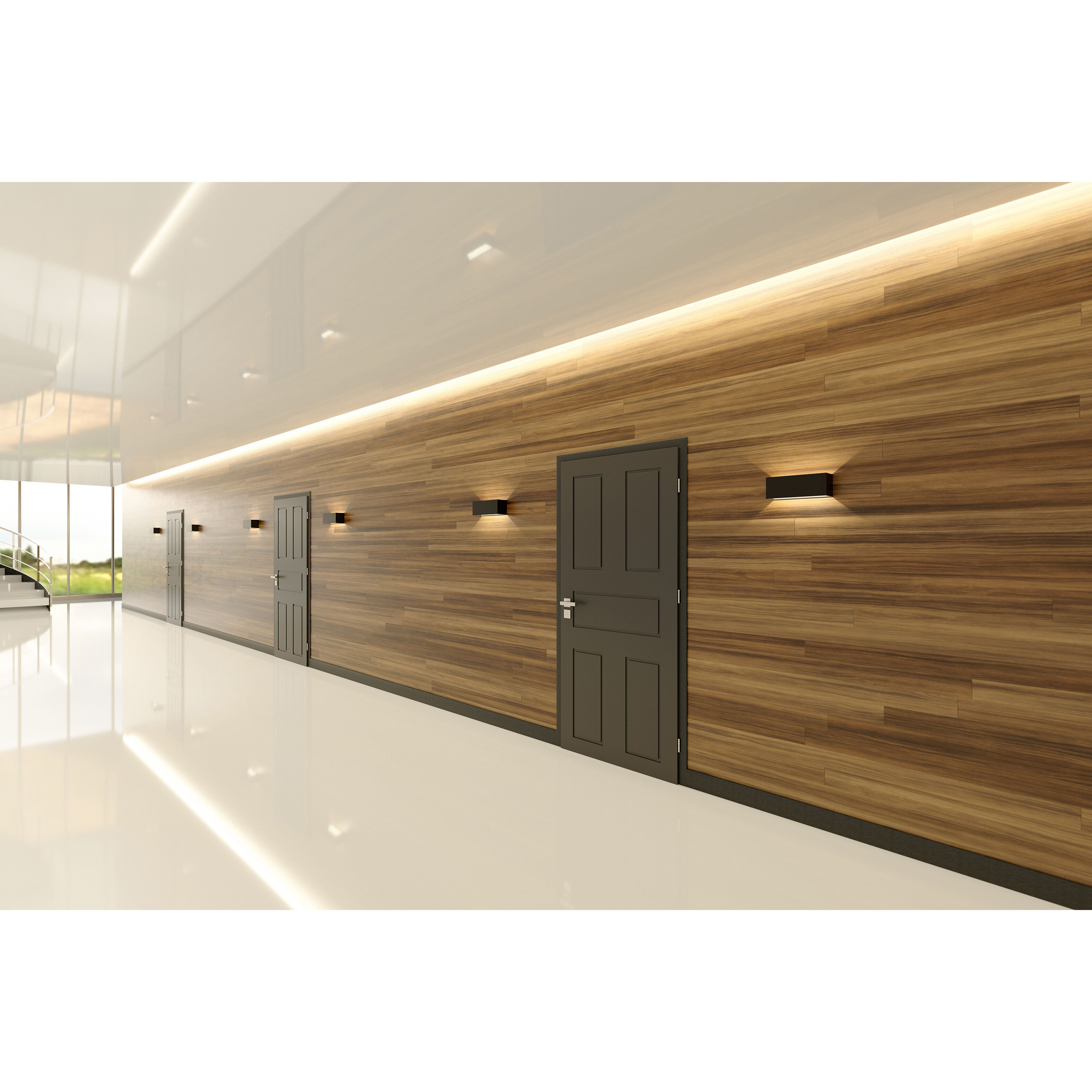 QB2 Wall Sconce Wall Light in Black