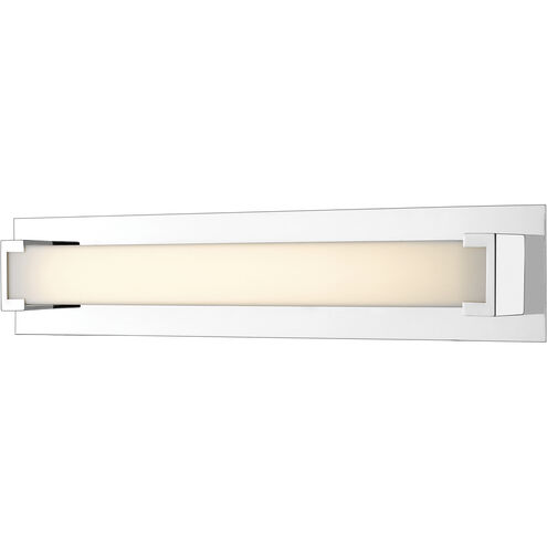 Elara LED 27.7 inch Chrome Vanity Wall Light
