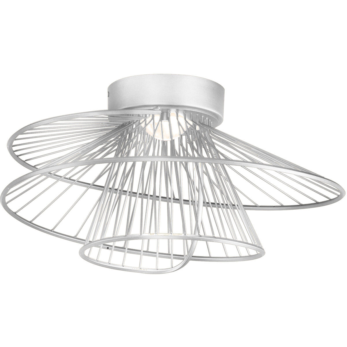 Zeta LED 20 inch Matte White Flush Mount Ceiling Light