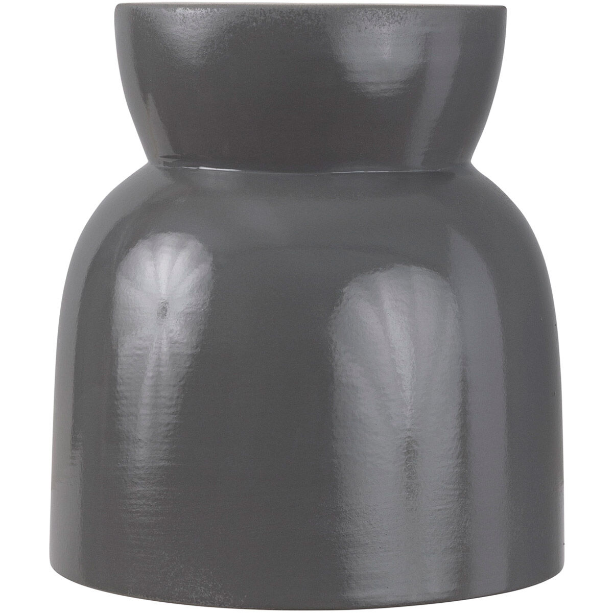 Radiance Collection 1 Light 7.5 inch Gloss Grey Outdoor Flush Mount