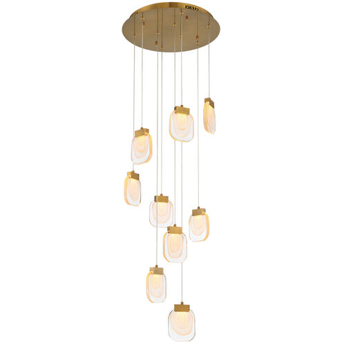 Paget LED 20 inch Gold Chandelier Ceiling Light