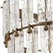 Chevall 6 Light 24.87 inch Gold Ombre Chandelier Ceiling Light, Design Series