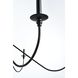Rohan 6 Light 54 inch Matte Black Chandelier Ceiling Light