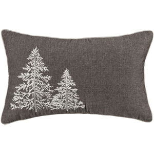 Glistening Trees 26 X 0 inch Chateau Grey/Snow Pillow Cover