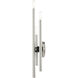 Denmark 3 Light 8 inch Brushed Nickel ADA ADA Triple Sconce Wall Light