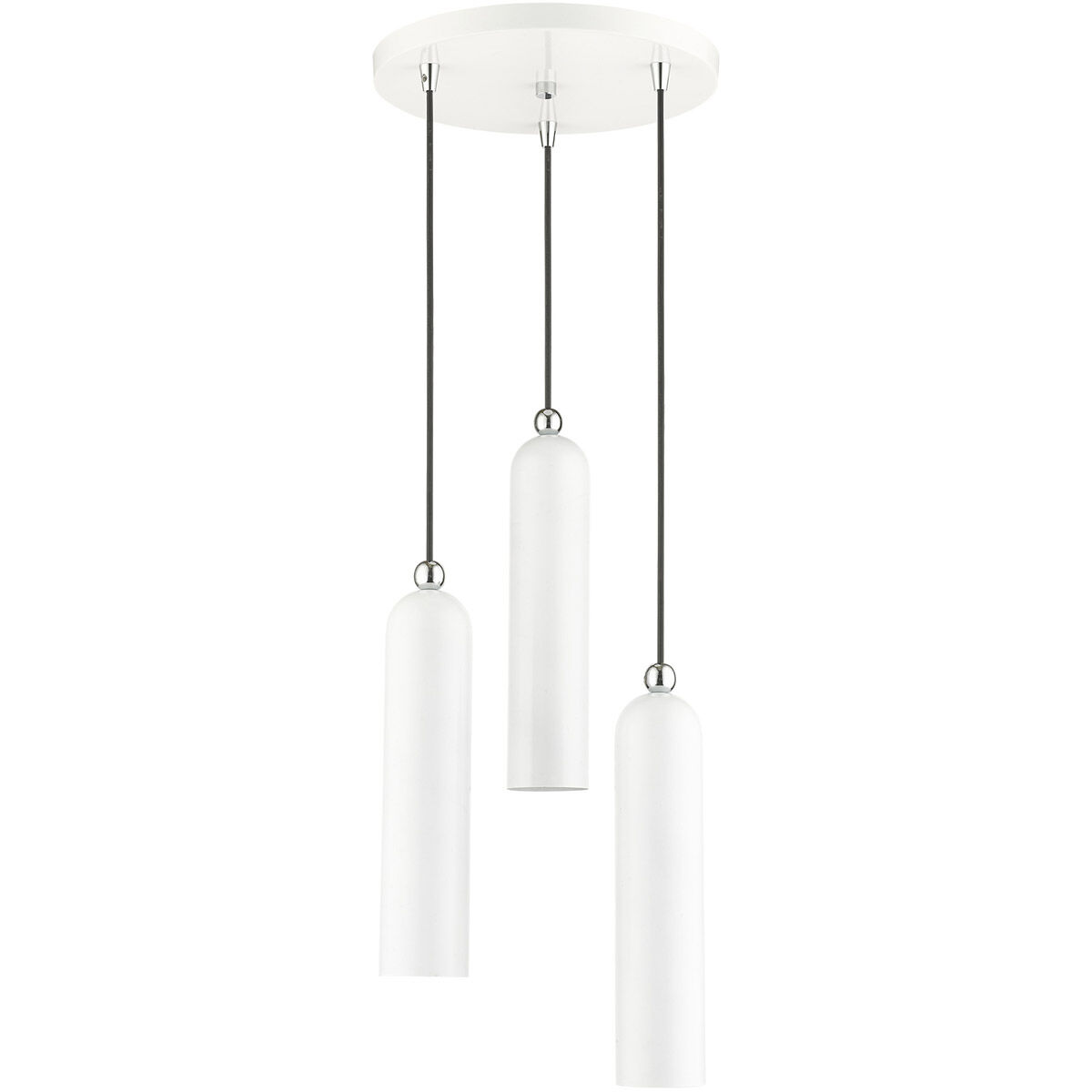 Ardmore 3 Light 13 inch Shiny White Pendant Ceiling Light