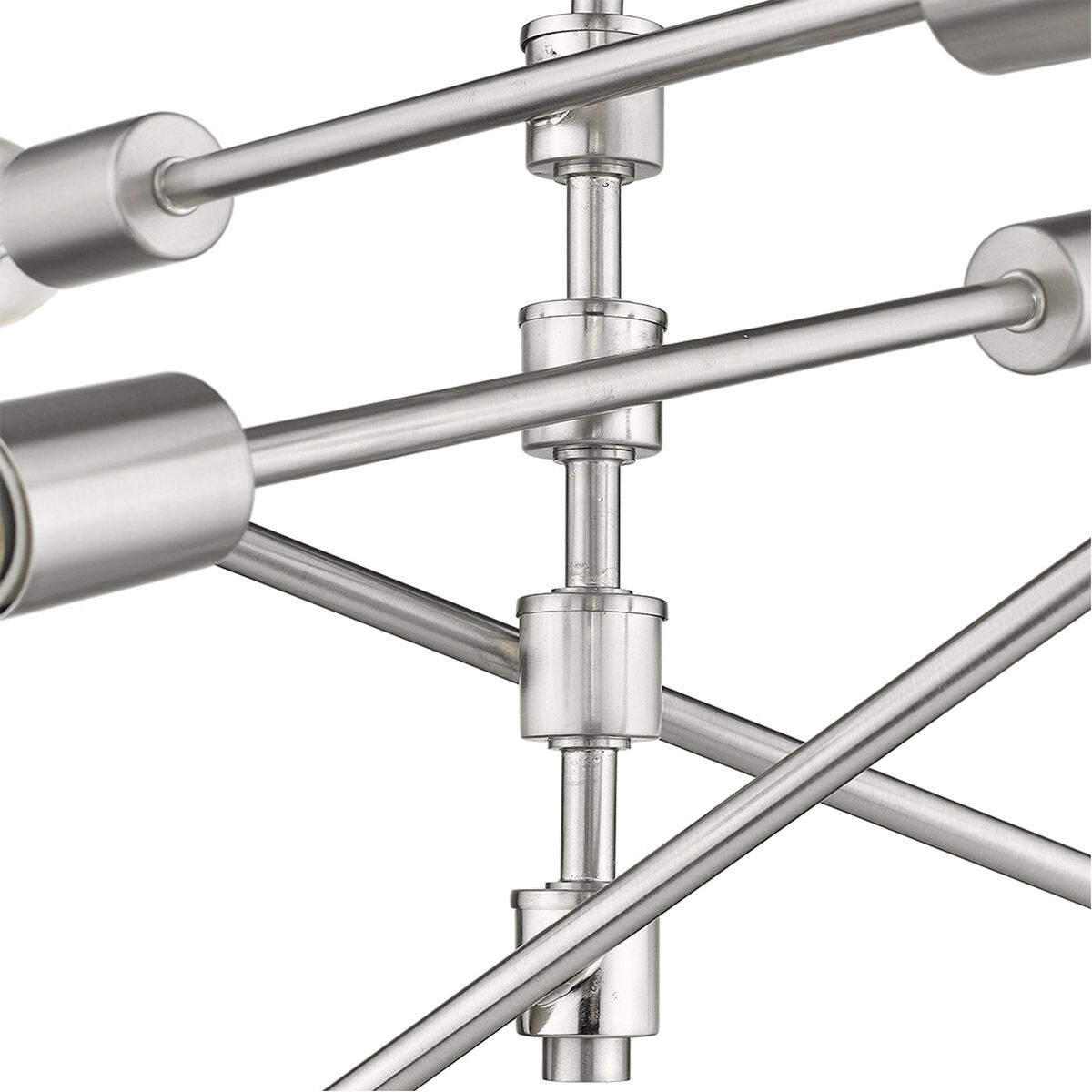 Calix 8 Light 23 inch Satin Nickel Pendant Ceiling Light