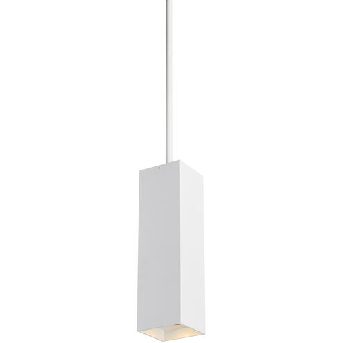 Sean Lavin Exo LED 5.2 inch White Pendant Ceiling Light in 20 Degree, LED 90 CRI 3500K, Matte White/White, 36 inch, Integrated LED