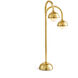 Delicate Curves 24 inch 5.00 watt Aged Brass Table Lamp Portable Light