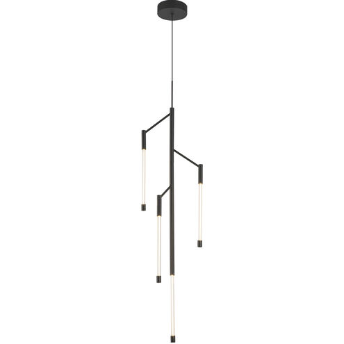 Motif LED 10.25 inch Black Pendant Ceiling Light