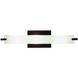 Tube 3 Light 20.5 inch Dark Restoration Bronze Bath Light Wall Light in Incandescent