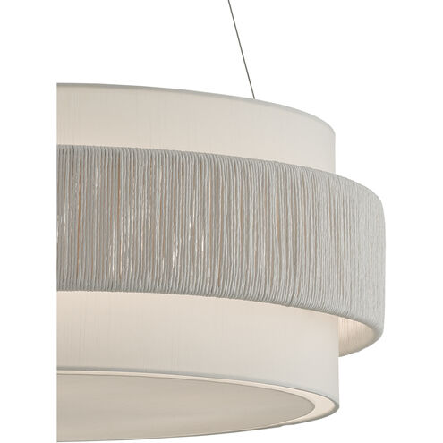 Rousham 6 Light 30 inch Beige/Sugar White Chandelier Ceiling Light