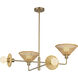 Alora Mood Piper 4 Light 39.88 inch Brushed Gold Chandelier Ceiling Light