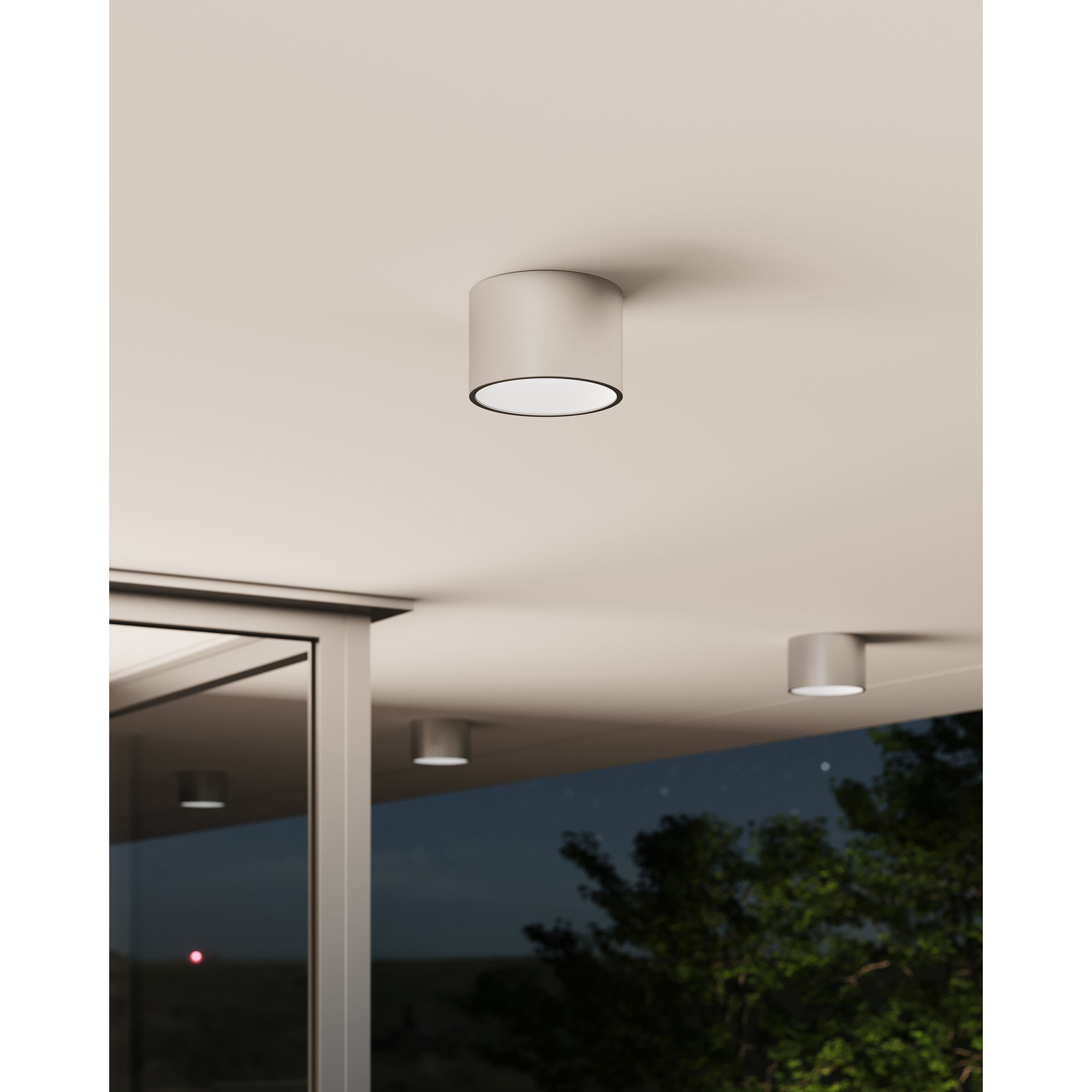 Ilios LED 6 inch Dove Gray Surface Mount Ceiling Light