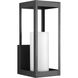 Patewood 1 Light 17 inch Matte Black Outdoor Wall Lantern, Large, Design Series