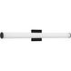 Phase 6.2 LED 36 inch Black Linear Vanity Light Wall Light