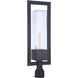 Perimeter 1 Light 25 inch Midnight Outdoor Post Mount