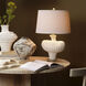 Colette 25.5 inch 150 watt White Matte Ceramic Table Lamp Portable Light