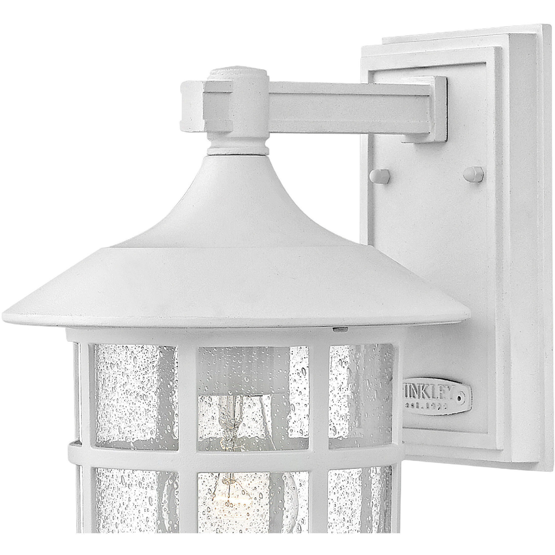 Freeport Outdoor Wall Mount Lantern in Classic White, Medium
