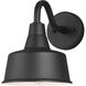 Sean Lavin Barn Light Outdoor Wall Lantern in Black, Small