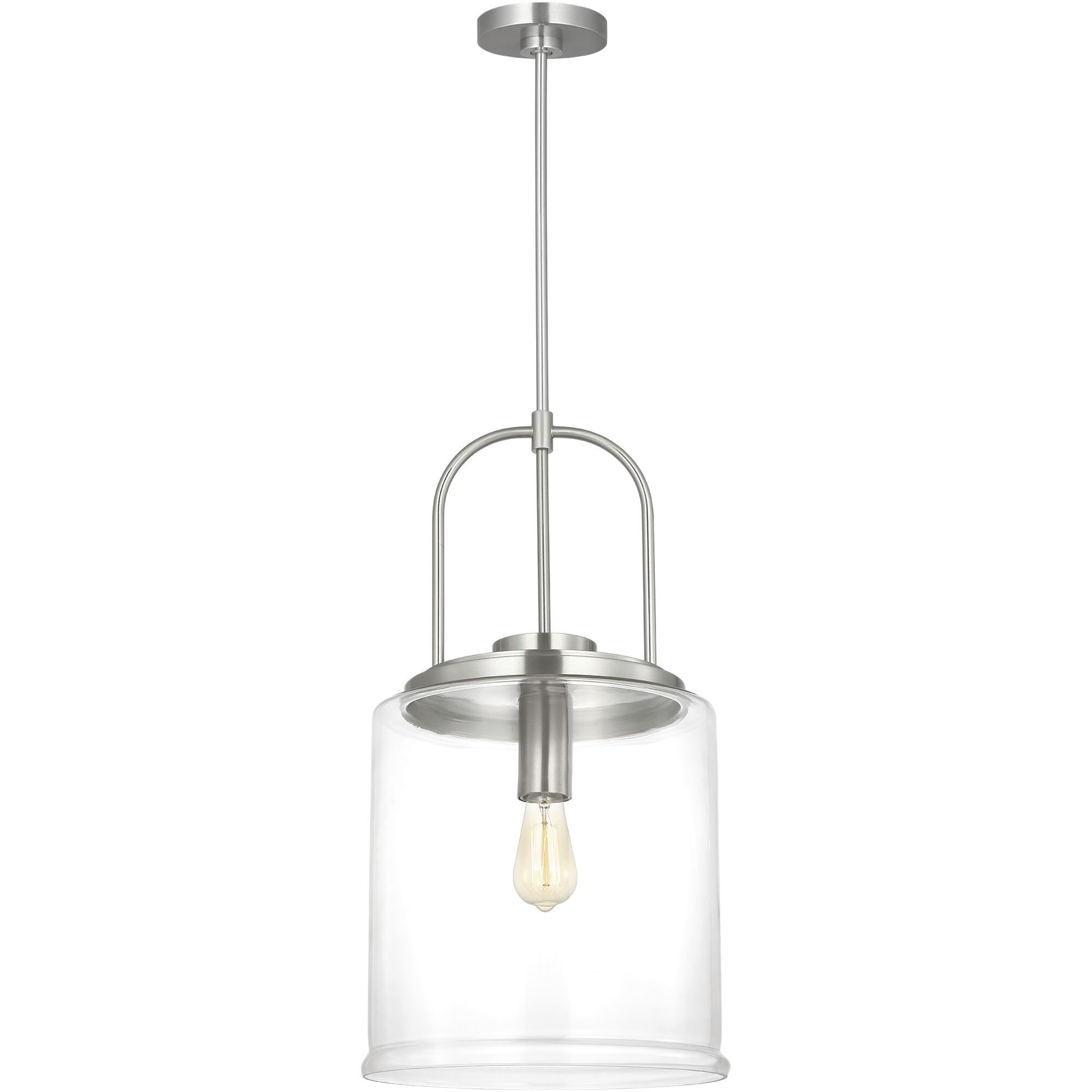 Anders 1 Light 14 inch Brushed Nickel Pendant Ceiling Light