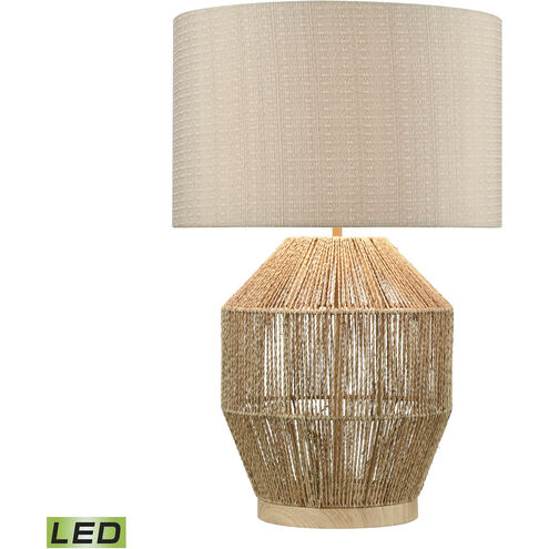 Corsair 24 inch 9 watt Natural Table Lamp Portable Light
