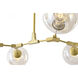 Canada 8 Light 18.11 inch Gold Chandelier Ceiling Light