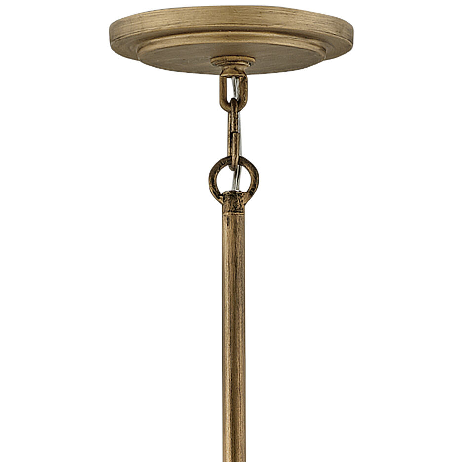 Centric LED 22 inch Burnished Gold Chandelier Ceiling Light, Orb