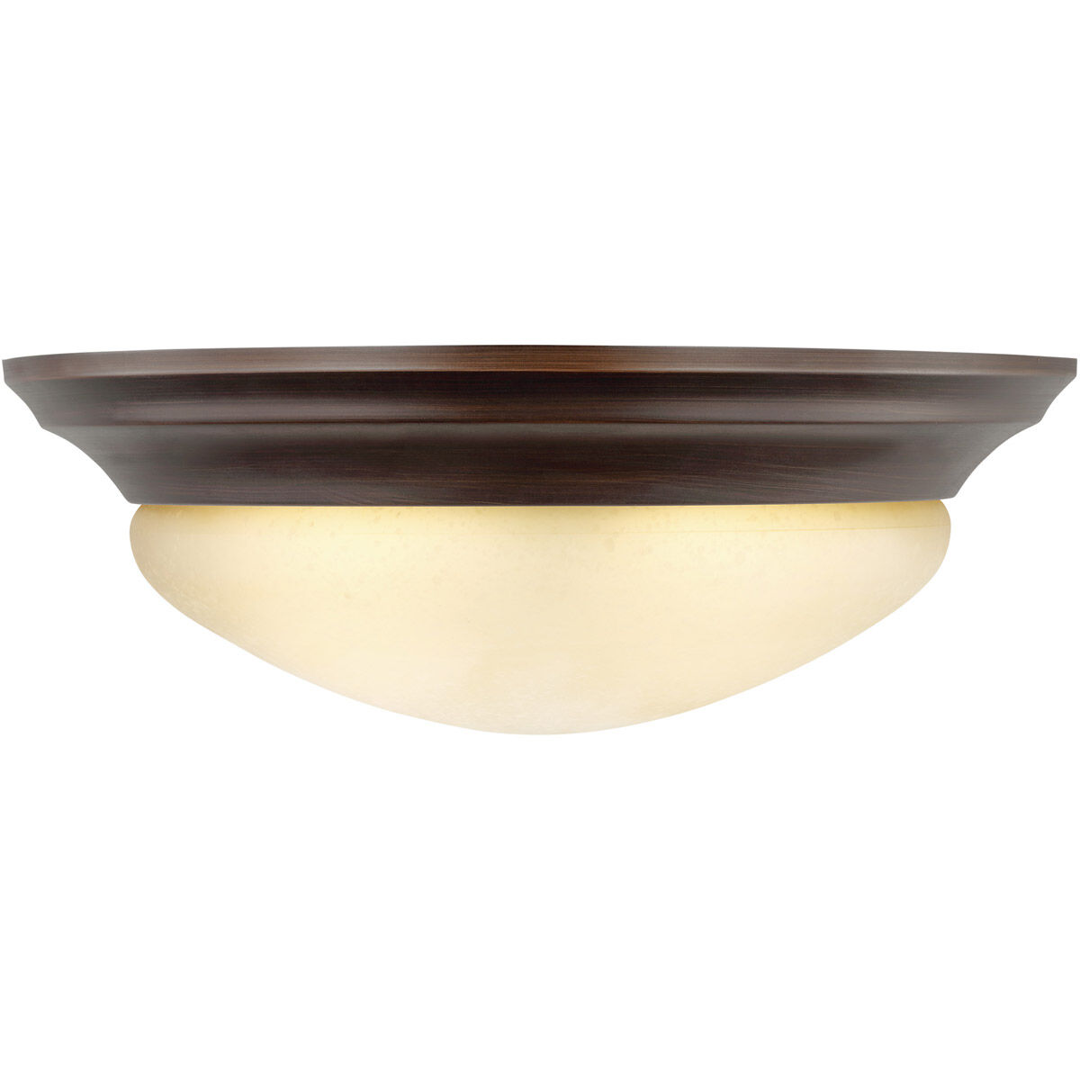 Nash 2 Light 14 inch Bronze Flush Mount Ceiling Light