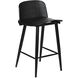 Looey 34 inch Black Counter Stool