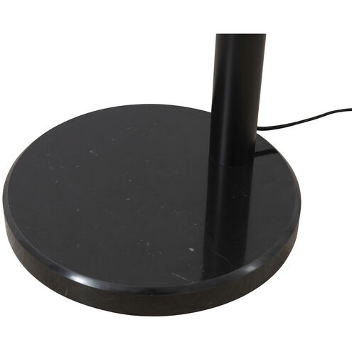 Culver 90 inch 60.00 watt Weathered Brass and Black Arc Floor Lamp Portable Light