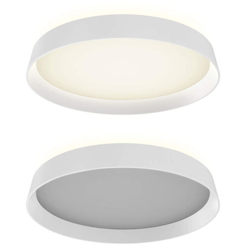 Aurora LED 12 inch White Flushmount Ceiling Light, Dual Light