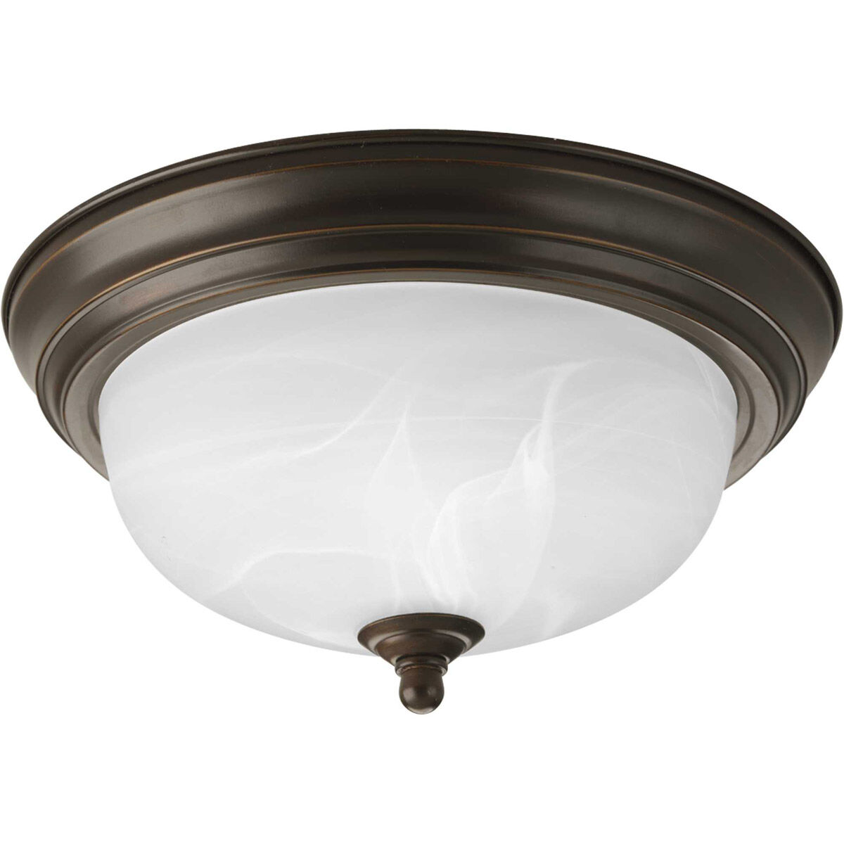 Progress Lighting P3924 20 Melon Antique Bronze Ceiling Light
