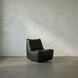 McClain Onyx Black Swivel Single Sofa