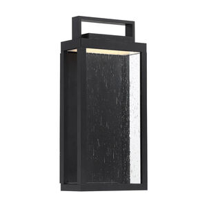 WAC Lighting Farmhouse LED 13 inch Black Outdoor Wall Light in 13in, dweLED WS-W68913-BK - Open Box