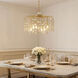 Irina 6 Light 26 inch Noble Brass Chandelier Ceiling Light