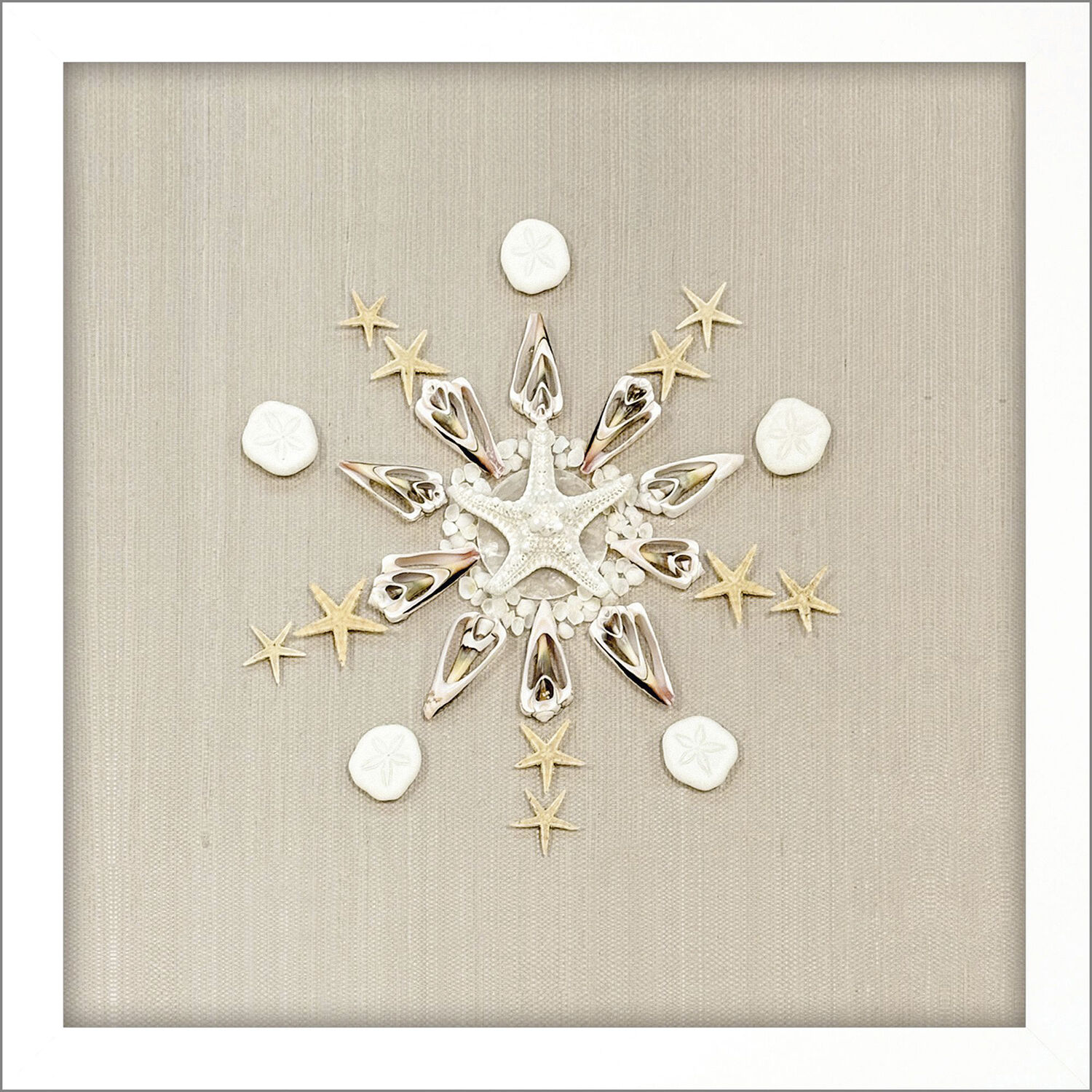 Caparazon Brown and Neutral and White Framed Art