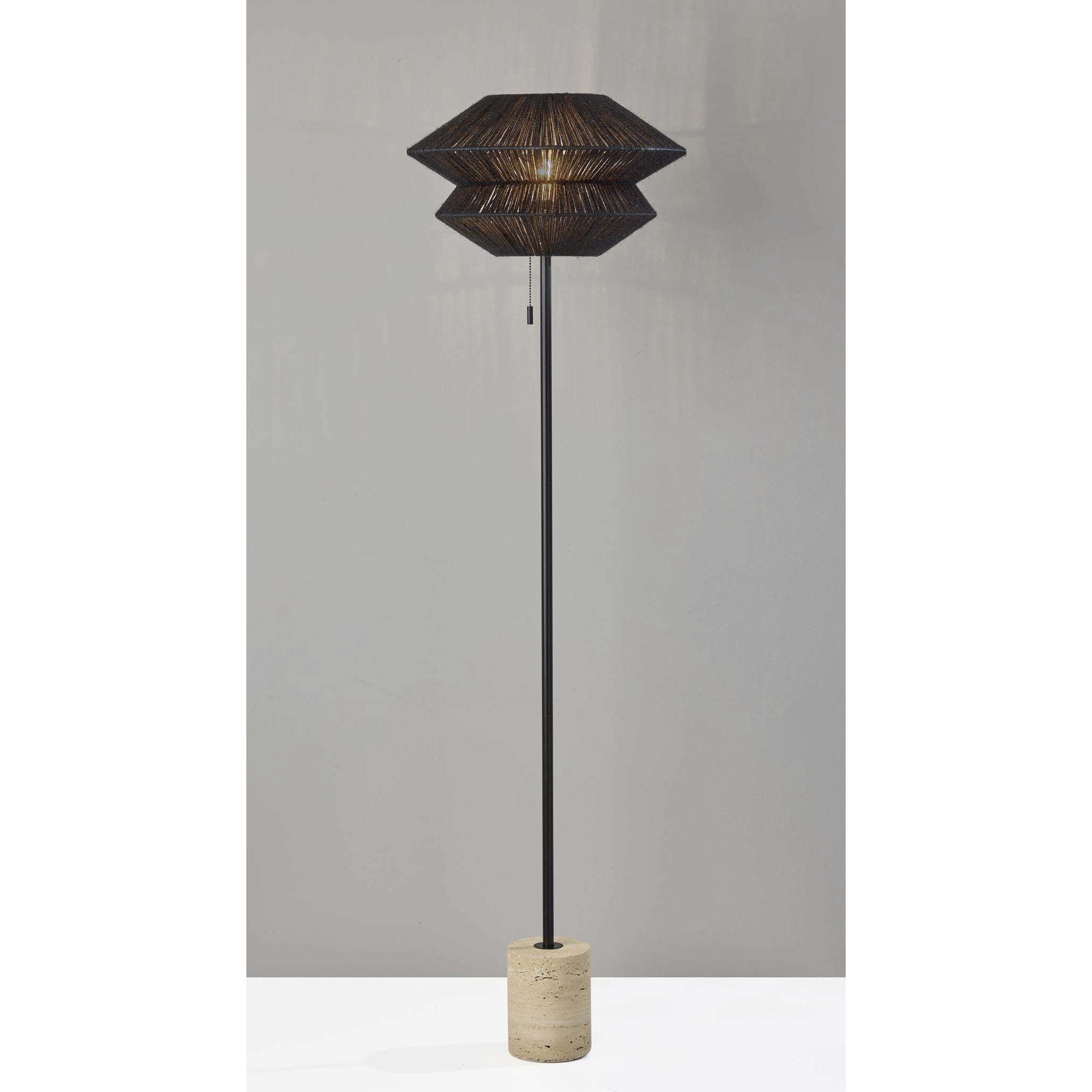 Gardner 63 inch 100.00 watt Black Floor Lamp Portable Light