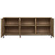 Herringbone 76.5 X 20 inch Matte Black Sideboard