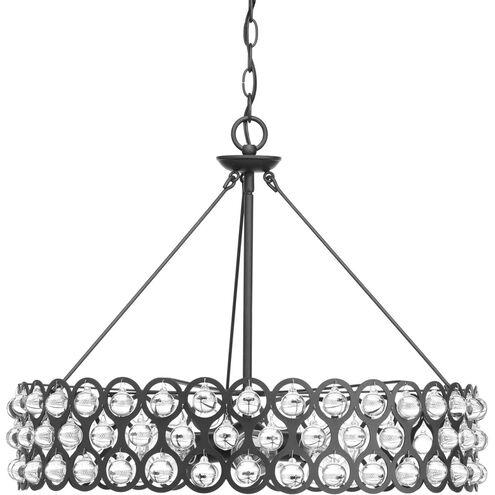Vestique 6 Light 25 inch Graphite Pendant Ceiling Light, Design Series