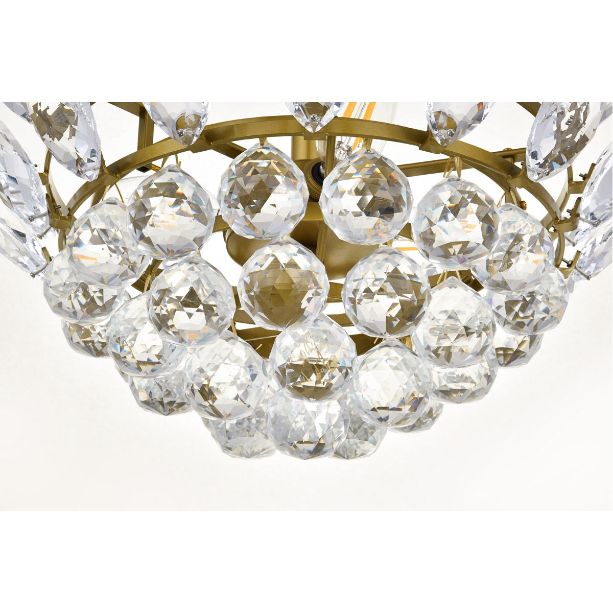 Emilia 3 Light 14 inch Brass Pendant Ceiling Light