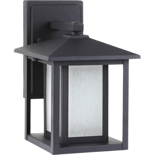 Hunnington LED 11 inch Black Outdoor Wall Lantern, Small