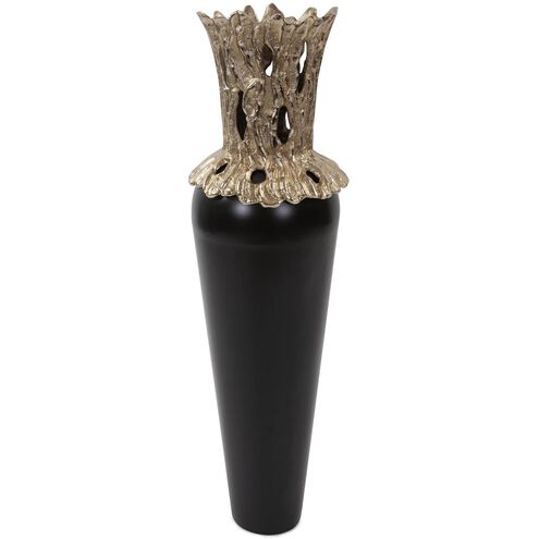 Black Zetian 37 X 10 inch Vase, Short