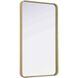 Remy 40 X 24 inch Brass Mirror