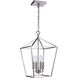 Flynt II 4 Light 12 inch Brushed Polished Nickel Foyer Light Ceiling Light