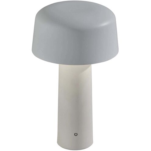 Lenny 10 inch 1.50 watt White LED Cordless Table Lamp Portable Light