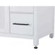Alina 54 X 34 inch White Bathroom Vanity Cabinet