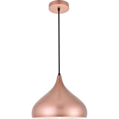 Circa 1 Light 12.5 inch Honey Gold Pendant Ceiling Light